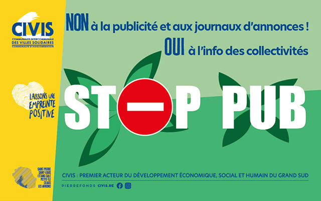 STOP PUB ! - CIVIS, Communauté Intercommunale des Villes Solidaires du Sud