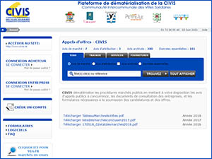 Consulter : civis.e-marchespublics.com