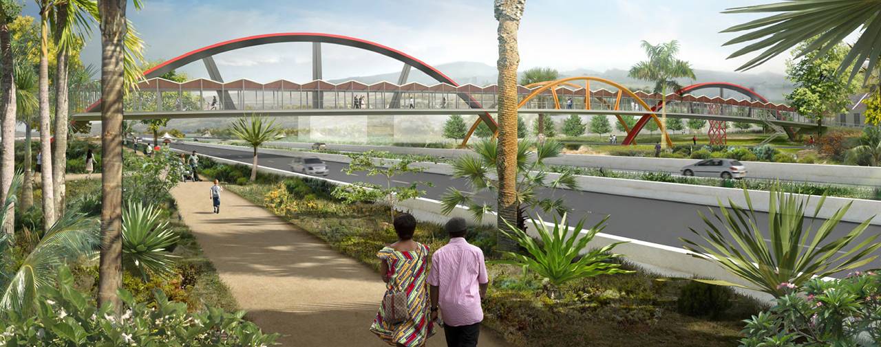 Nouvelle passerelle de la ZAC Roland HOAREAU Nouvelle passerelle de la ZAC Roland HOAREAU